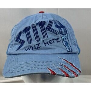 Disney Parks Lilo & Stitch 'stitch Wuz Here' Distressed Hat Youth Adjustable